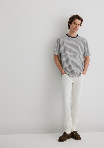 Jake Mavi Black Beyaz Jean Pantolon 0042288003