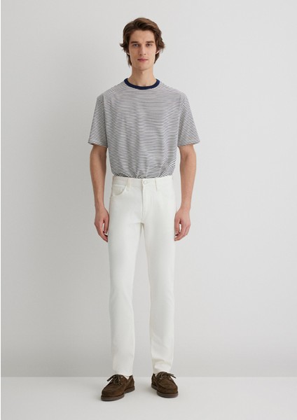 Jake Mavi Black Beyaz Jean Pantolon 0042288003