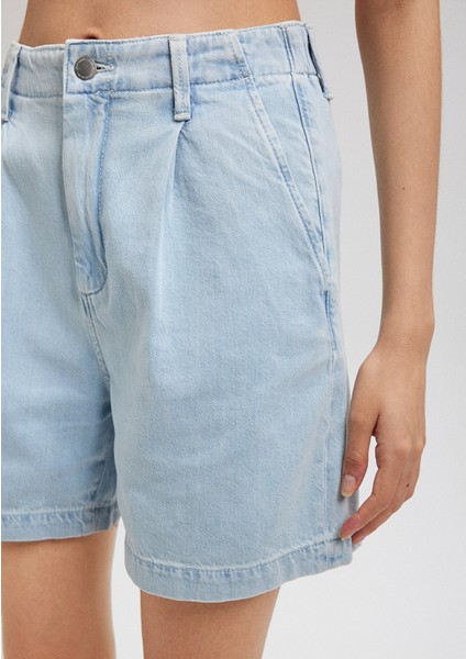 Mandy Akdeniz Açık Mavi Jean Şort 1410121-87997