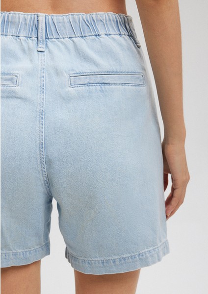 Mandy Akdeniz Açık Mavi Jean Şort 1410121-87997