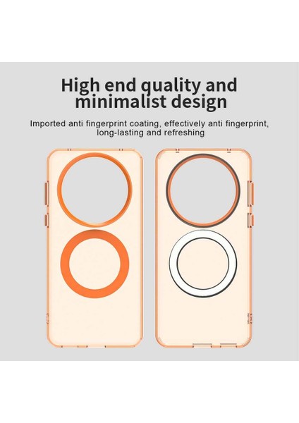 Huawei Mate 60,için Eabhulie Kılıf, Manyetik Yarı Saydam Mat Arka Kapak, Darbeye Dayanıklı Kılıf (Yurt Dışından) indirimleri