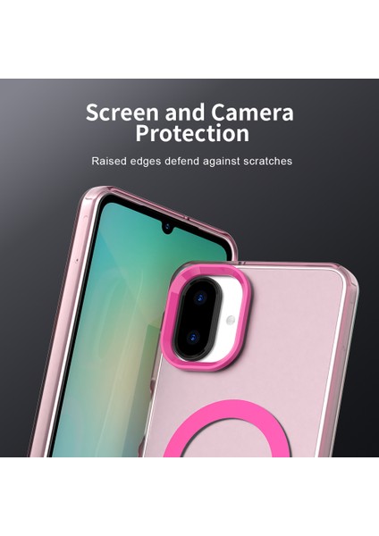 Samsung Galaxy A07 4g,için Eabhulie Kılıf, Manyetik Yarı Saydam Mat Arka Kapak, Darbeye Dayanıklı Kılıf (Yurt Dışından) fiyatları