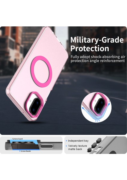 Samsung Galaxy A07 4g,için Eabhulie Kılıf, Manyetik Yarı Saydam Mat Arka Kapak, Darbeye Dayanıklı Kılıf (Yurt Dışından) fırsatları