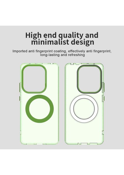 Xiaomi Poco M6 Pro 4g,için Eabhulie Kılıf, Manyetik Yarı Saydam Mat Arka Kapak, Darbeye Dayanıklı Kılıf (Yurt Dışından) indirimleri