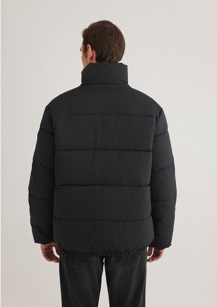 Dik Yaka Siyah Mont 0110474-900