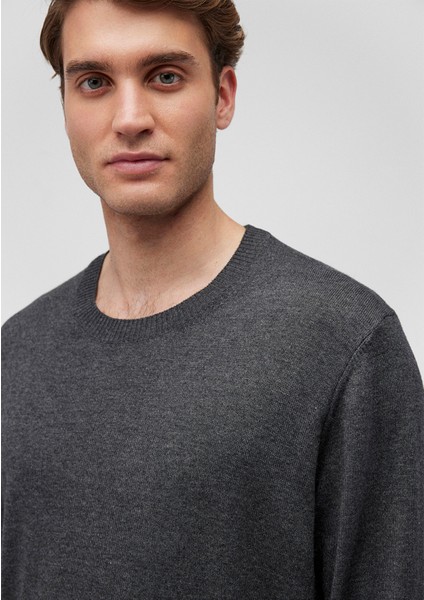 Kaşmir Karışımlı Antrasit Kazak 0710186-80023