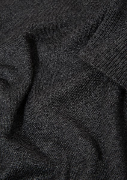 Kaşmir Karışımlı Antrasit Kazak 0710186-80023