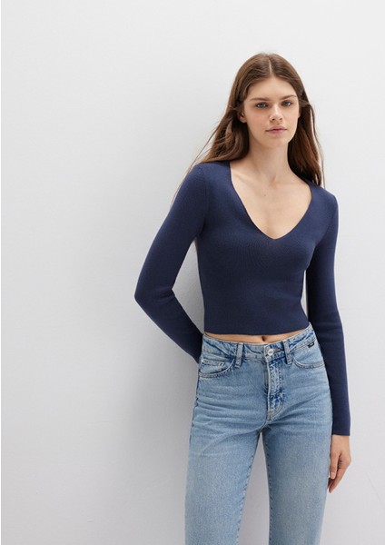 V Yaka Lacivert Kazak 1710122-70487