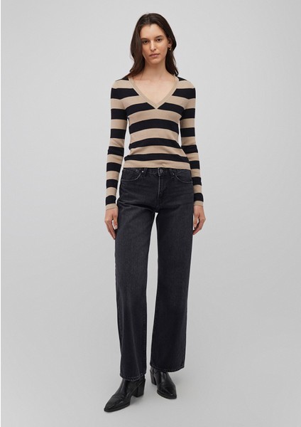 V Yaka Çizgili Kazak 1710544-88084