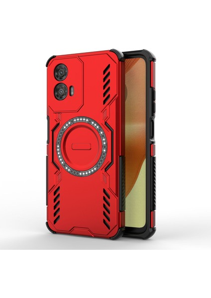 Motorola Moto G34 Magsafe Kılıf, Manyetik Düşmeye Dayanıklı Telefon Kılıfı Kapağı Motorola Moto G34 (Yurt Dışından)