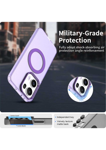 Oppo RENO13 Pro,için Eabhulie Kılıf, Manyetik Yarı Saydam Mat Arka Kapak, Darbeye Dayanıklı Kılıf (Yurt Dışından) fırsatları