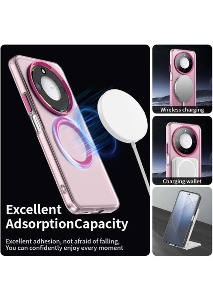 Honor X9C/X60/MAGIC7 Lite,için Eabhulie Kılıf, Manyetik Yarı Saydam Mat Arka Kapak, Darbeye Dayanıklı Kılıf (Yurt Dışından) modelleri