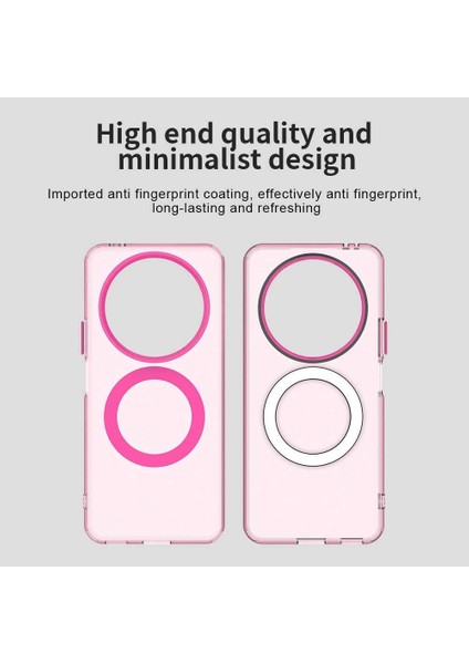 Honor X9C/X60/MAGIC7 Lite,için Eabhulie Kılıf, Manyetik Yarı Saydam Mat Arka Kapak, Darbeye Dayanıklı Kılıf (Yurt Dışından) indirimleri