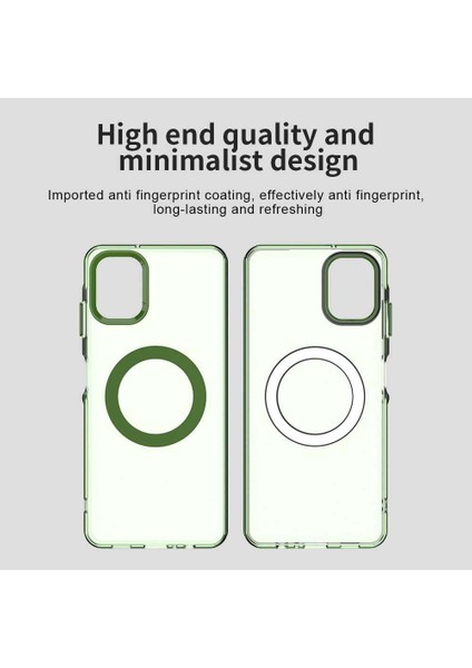 Samsung Galaxy A06,IÇIN Eabhulie Kılıf, Manyetik Yarı Saydam Mat Arka Kapak, Darbeye Dayanıklı Kılıf (Yurt Dışından) indirimleri