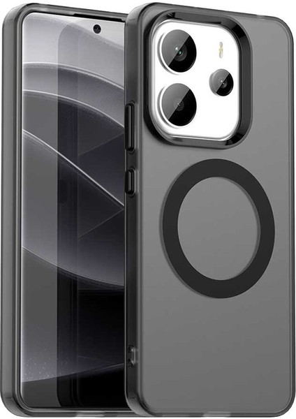 Xiaomi Redmi Note 14 4g,için Eabhulie Kılıf, Manyetik Yarı Saydam Mat Arka Kapak, Darbeye Dayanıklı Kılıf (Yurt Dışından)