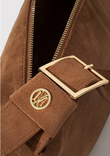 Suni Süet Kahverengi Çapraz Çanta 1912622-70280