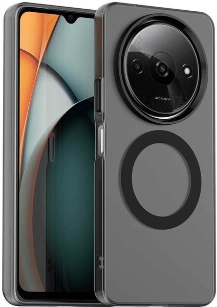 Xiaomi Poco C61,IÇIN Eabhulie Kılıf, Manyetik Yarı Saydam Mat Arka Kapak, Darbeye Dayanıklı Kılıf (Yurt Dışından)