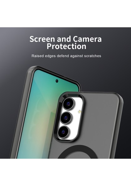 Samsung Galaxy S25 Fe,için Eabhulie Kılıf, Manyetik Yarı Saydam Mat Arka Kapak, Darbeye Dayanıklı Kılıf (Yurt Dışından) fiyatları