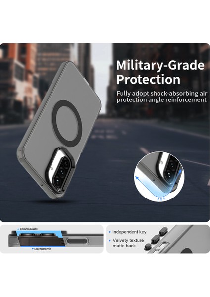 Samsung Galaxy A17,IÇIN Eabhulie Kılıf, Manyetik Yarı Saydam Mat Arka Kapak, Darbeye Dayanıklı Kılıf (Yurt Dışından) fırsatları