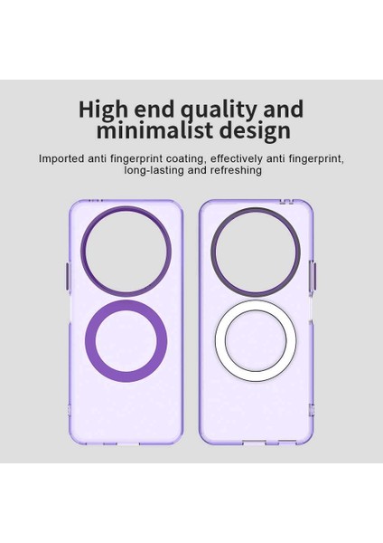 Honor X9C/X60/MAGIC7 Lite,için Eabhulie Kılıf, Manyetik Yarı Saydam Mat Arka Kapak, Darbeye Dayanıklı Kılıf (Yurt Dışından) indirimleri