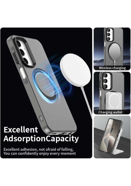 Samsung Galaxy A25,IÇIN Eabhulie Kılıf, Manyetik Yarı Saydam Mat Arka Kapak, Darbeye Dayanıklı Kılıf (Yurt Dışından) modelleri