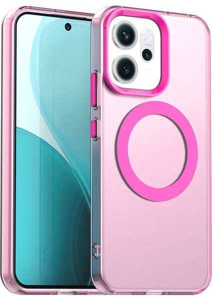 Oppo RENO14,IÇIN Eabhulie Kılıf, Manyetik Yarı Saydam Mat Arka Kapak, Darbeye Dayanıklı Kılıf (Yurt Dışından)