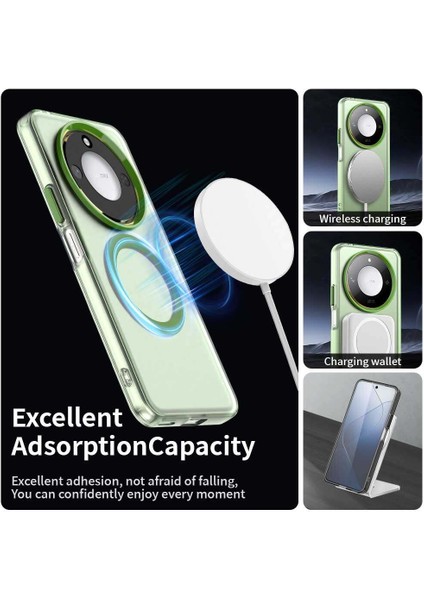 Honor X9C/X60/MAGIC7 Lite,için Eabhulie Kılıf, Manyetik Yarı Saydam Mat Arka Kapak, Darbeye Dayanıklı Kılıf (Yurt Dışından) modelleri