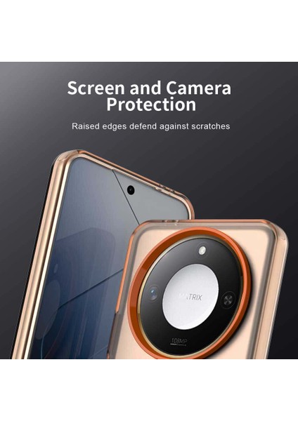 Honor X9C/X60/MAGIC7 Lite,için Eabhulie Kılıf, Manyetik Yarı Saydam Mat Arka Kapak, Darbeye Dayanıklı Kılıf (Yurt Dışından) fiyatları