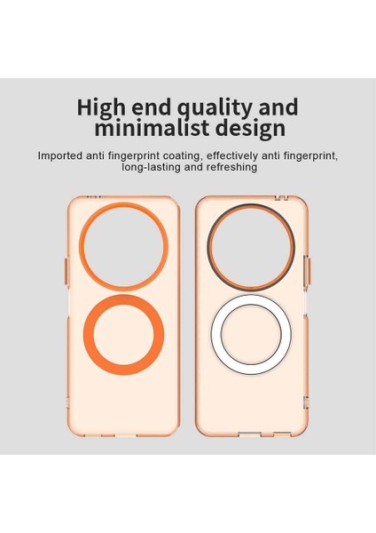 Honor X9C/X60/MAGIC7 Lite,için Eabhulie Kılıf, Manyetik Yarı Saydam Mat Arka Kapak, Darbeye Dayanıklı Kılıf (Yurt Dışından) indirimleri