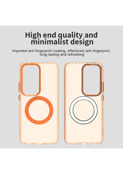 Oppo RENO12 Pro,için Eabhulie Kılıf, Manyetik Yarı Saydam Mat Arka Kapak, Darbeye Dayanıklı Kılıf (Yurt Dışından) indirimleri