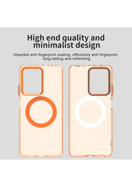 Xiaomi Redmi Note 12 5g,için Eabhulie Kılıf, Manyetik Yarı Saydam Mat Arka Kapak, Darbeye Dayanıklı Kılıf (Yurt Dışından) indirimleri