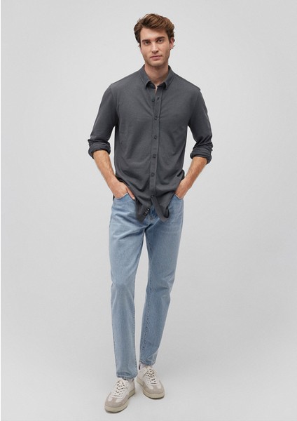 Antrasit Örme Gömlek 0211092-71598