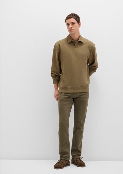 Martin Zeytin Yeşili Comfort Gabardin Pantolon 0037888046