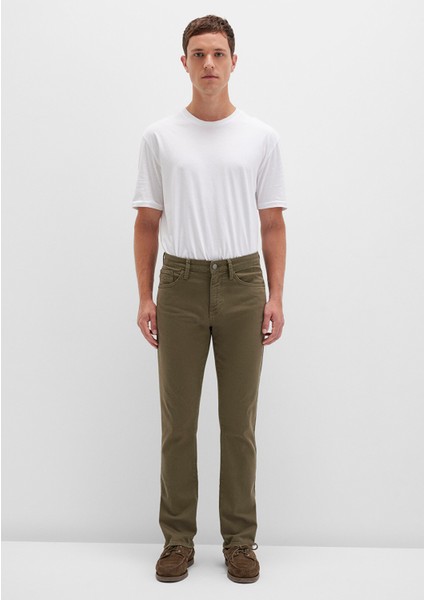 Martin Zeytin Yeşili Comfort Gabardin Pantolon 0037888046