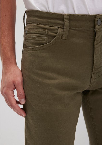 Martin Zeytin Yeşili Comfort Gabardin Pantolon 0037888046