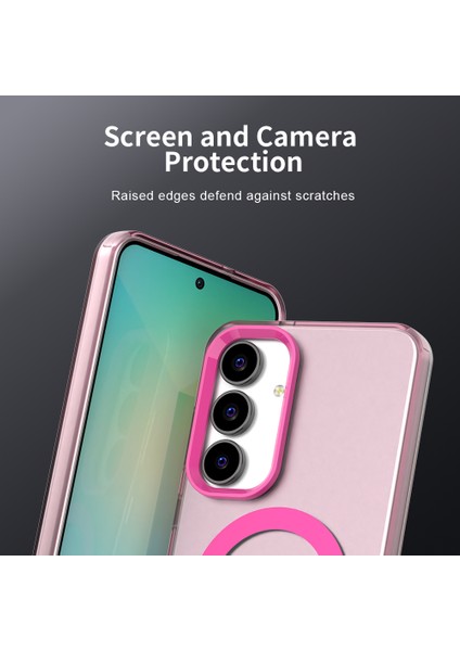 Samsung Galaxy S25 Fe,için Eabhulie Kılıf, Manyetik Yarı Saydam Mat Arka Kapak, Darbeye Dayanıklı Kılıf (Yurt Dışından) fiyatları