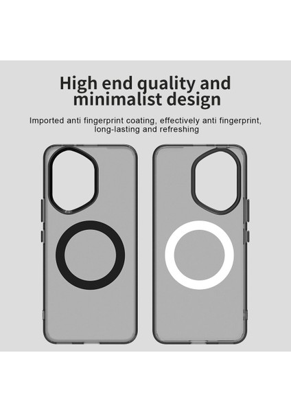 Honor 300,IÇIN Eabhulie Kılıf, Manyetik Yarı Saydam Mat Arka Kapak, Darbeye Dayanıklı Kılıf (Yurt Dışından) indirimleri