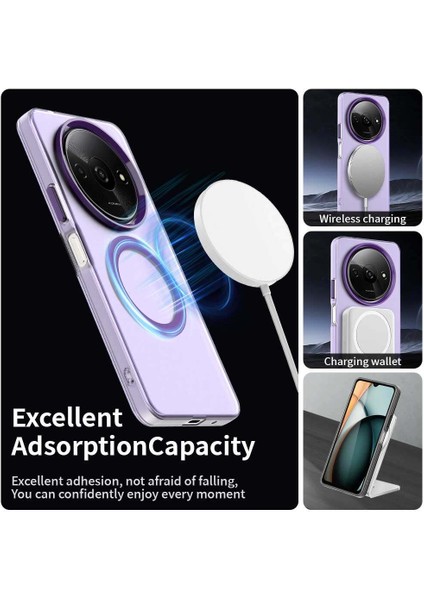 Xiaomi Poco C61,IÇIN Eabhulie Kılıf, Manyetik Yarı Saydam Mat Arka Kapak, Darbeye Dayanıklı Kılıf (Yurt Dışından) modelleri