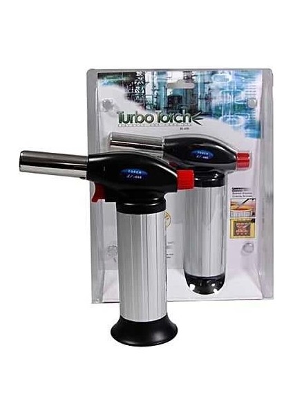 Profesyonel Turbo Torch Pürmüz Tabanca Çakmak Dev Boy ( Lisinya )