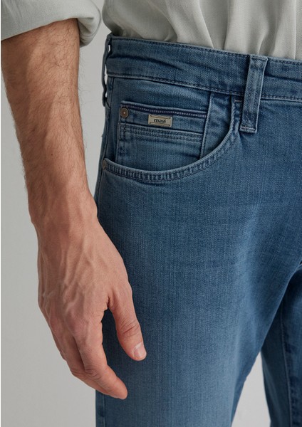 Jake Premium Blue Puslu İndigo Mavisi Jean Pantolon 0042287839