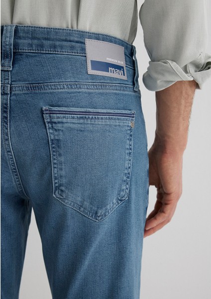 Jake Premium Blue Puslu İndigo Mavisi Jean Pantolon 0042287839