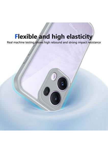 Oppo RENO13 Pro,için Eabhulie Kılıf, Kamera Lens Korumalı Hibrit 2'si 1 Arada Şeffaf Kılıf-Gri (Yurt Dışından) indirimleri
