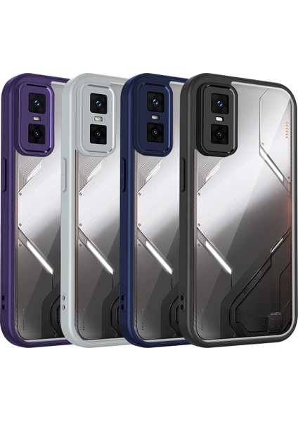 Infinix Gt 30 Pro,için Eabhulie Kılıf, Kamera Lens Korumalı Hibrit 2'si 1 Arada Şeffaf Kılıf-Mor (Yurt Dışından) fiyatları