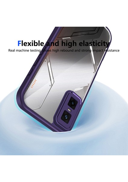 Infinix Gt 30 Pro,için Eabhulie Kılıf, Kamera Lens Korumalı Hibrit 2'si 1 Arada Şeffaf Kılıf-Mor (Yurt Dışından) indirimleri