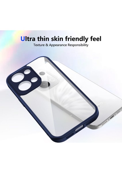 Oppo RENO13,IÇIN Eabhulie Kılıf, Kamera Lens Korumalı Hibrit 2'si 1 Arada Şeffaf Kılıf-Blue (Yurt Dışından) fırsatları