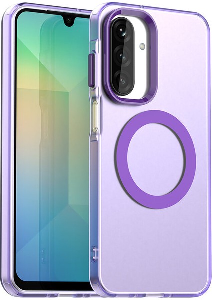 Samsung Galaxy A17,IÇIN Eabhulie Kılıf, Manyetik Yarı Saydam Mat Arka Kapak, Darbeye Dayanıklı Kılıf (Yurt Dışından)