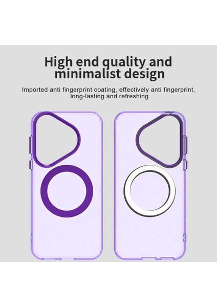 Huawei Pura 70,için Eabhulie Kılıf, Manyetik Yarı Saydam Mat Arka Kapak, Darbeye Dayanıklı Kılıf (Yurt Dışından) indirimleri