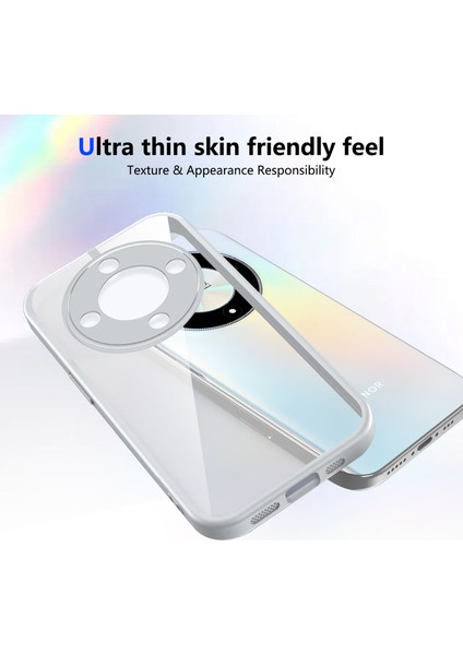 Honor X9B/MAGIC6 Lite,için Eabhulie Kılıf, Kamera Lens Korumalı Hibrit 2'si 1 Arada Şeffaf Kılıf-Gri (Yurt Dışından) fırsatları