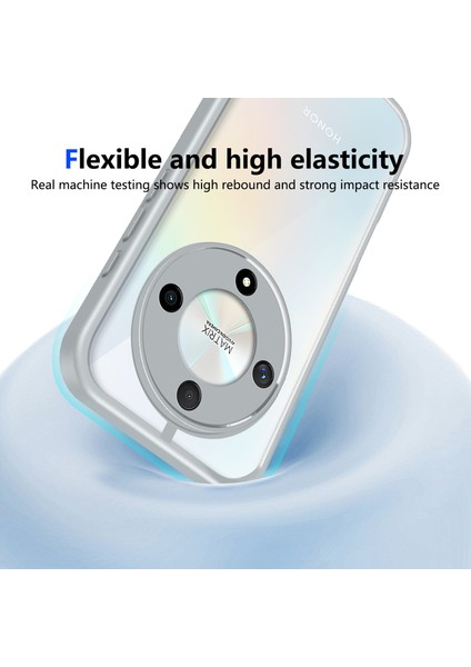 Honor X9B/MAGIC6 Lite,için Eabhulie Kılıf, Kamera Lens Korumalı Hibrit 2'si 1 Arada Şeffaf Kılıf-Gri (Yurt Dışından) indirimleri