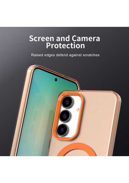 Samsung Galaxy S25 Fe,için Eabhulie Kılıf, Manyetik Yarı Saydam Mat Arka Kapak, Darbeye Dayanıklı Kılıf (Yurt Dışından) fiyatları